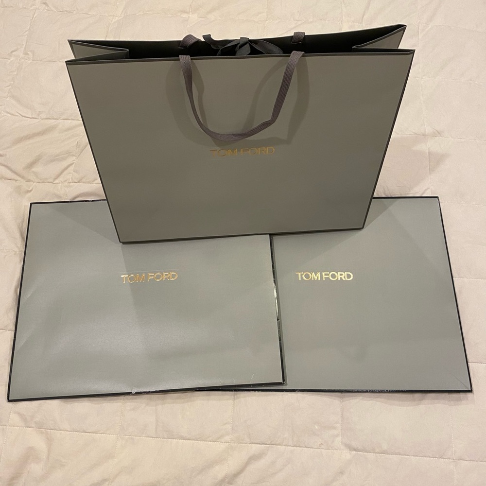 Tom Ford Medium Paper Shopping Bag x 3